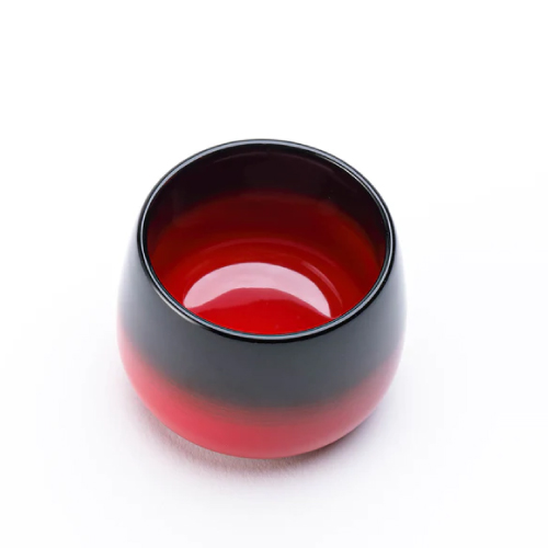 田谷漆器店】輪島塗汁椀ゆらりカップ (AKEMONO・赤) 小