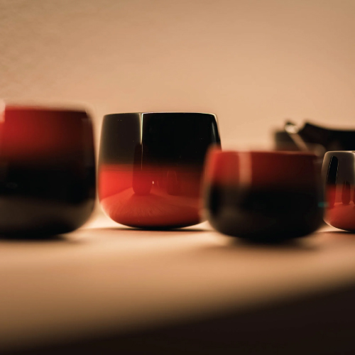 田谷漆器店】輪島塗汁椀ゆらりカップ (AKEMONO・赤) 小