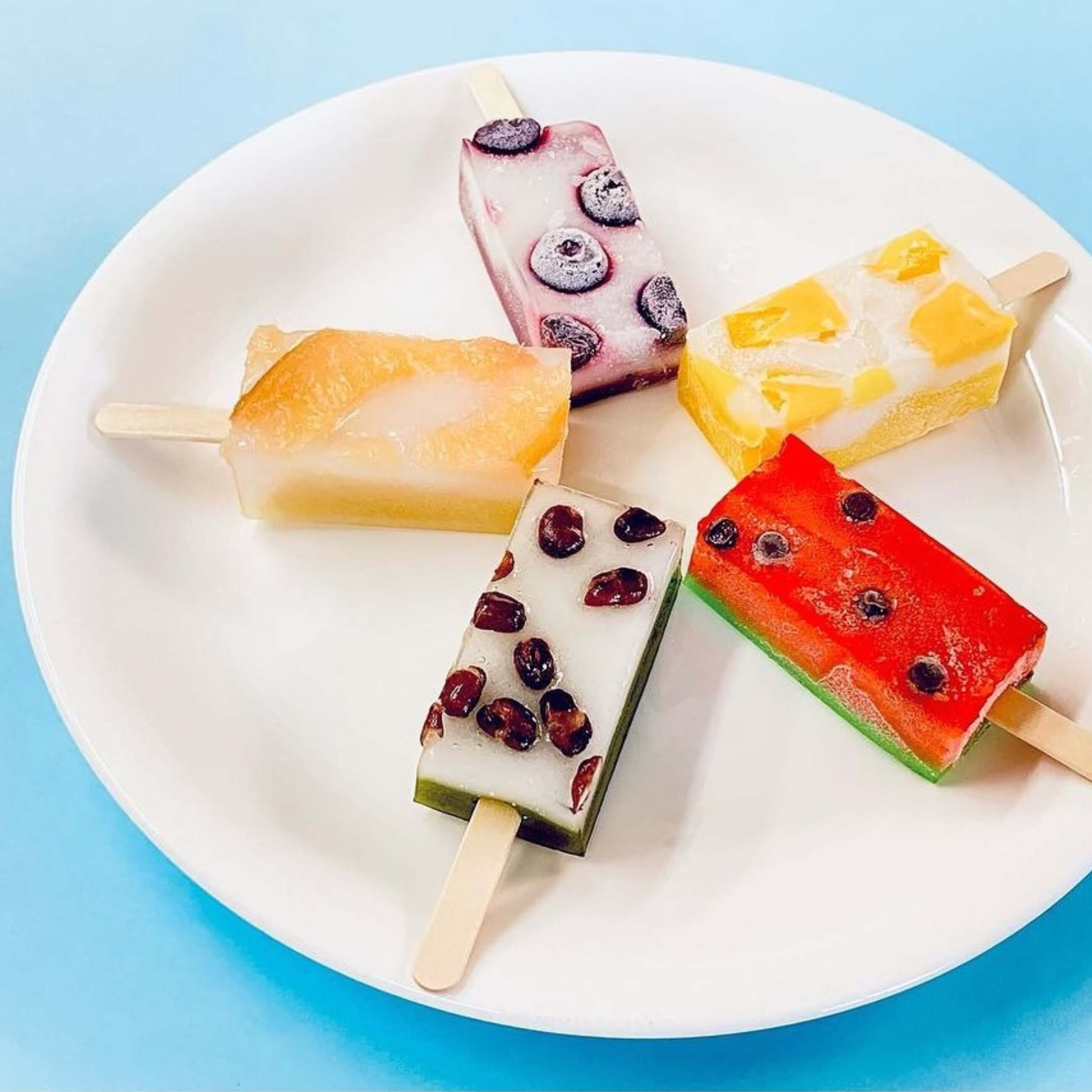 【送料無料】【能登応援】【金沢つば屋】石川県産にこだわったヘルシー葛アイスバー 5種類･各1本　5本セット【能登ブルーベリー】【ラヴィット！】で紹介されました。